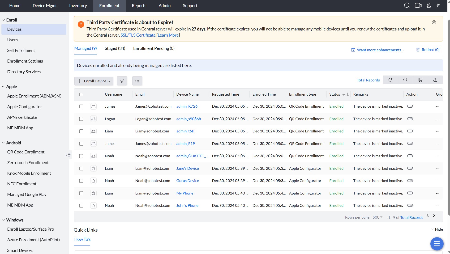 Mobile Device Manager Plus